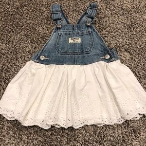 Oshkosh B’Gish Jean jumper with eyelet lace bottom
